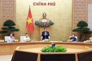 Премьер-министр Фам Минь Тьинь возглавил второе в сентябре тематическое заседание Правительства по законотворчеству. Фото: ВИА.