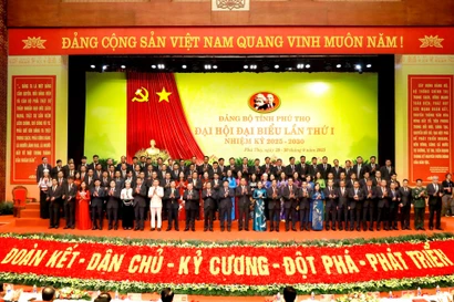 1-ый съезд партийной организации провинции Футхо 2025-2030 годов. (Фото: ВИА)