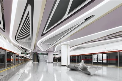 Визуализация станции «Таодан» линии метро № 2 (Бентхань – Тхамлыонг). (Фото: ВИА)