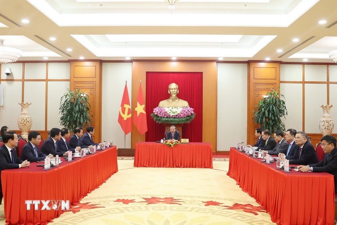 Генеральный секретарь То Лам провёл телефонные переговоры с Президентом США Дональдом Трампом. (Фото: ВИА)