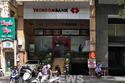 Одно из отделений банка Techcombank. (Фото: ВИА)