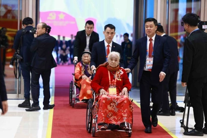 Делегаты XIV всевьетнамского съезда КПВ. (Фото: ВИА)