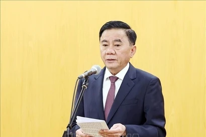 Член Политбюро, постоянный член Секретариата ЦК КПВ Чан Кам Ту (Фото: ВИA).