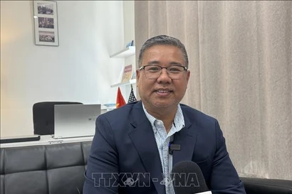 Гари Тхань Нгуен, председатель клуба патриотичных предпринимателей и вьетнамцев столичного региона Вашингтона (DMV). (Фото: ВИА) 