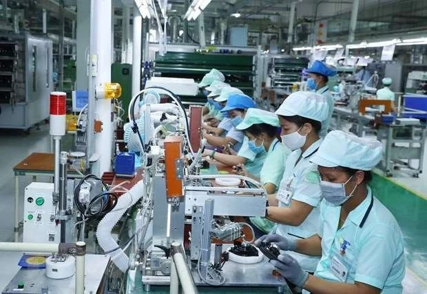 Отрасль обрабатывающей промышленности выросла на 10,3%, что является самым высоким показателем за аналогичный период в 2020–2024 годах, свидетельствуя о мощном импульсе со стороны производственного сектора. (Фото: ВИА).