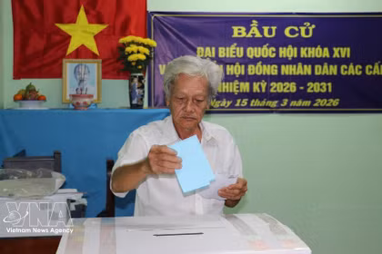 Вьетнамские избиратели идут на выборы депутатов Национального собрания и местных народных советов 